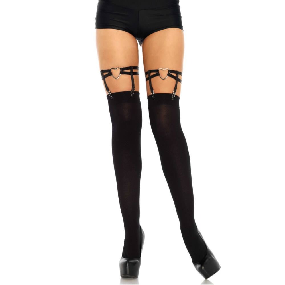 Високі підв'язки Leg Avenue O\S